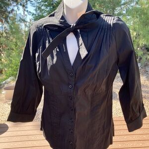 NWT Costa Blanca Black Blouse Shirt